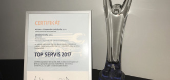 Ocenenie TOP SERVIS 2017