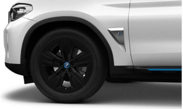 BMW iX 3 19&quot; Aerodynamic 842, Jet Black Uni - Kompletné zimné kolesá